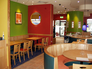 Pizza Hut, Fit-out